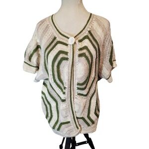 Crochet Bohemian Cardigan size 1X‎